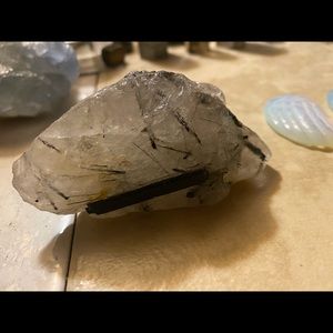 Tourmalinated Quarts Raw Stone